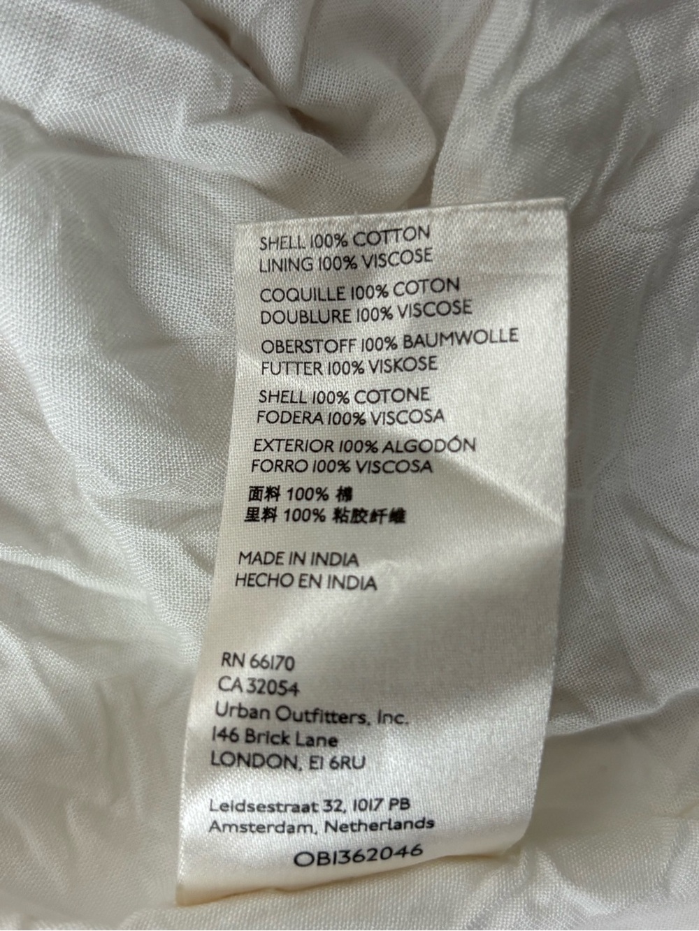 Anthropologie Rosie Cottage Core Cream Cotton Maxi Dress Floral Print Medium - Picture 17 of 17